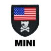 Mini American Dog&Crossbones Shield