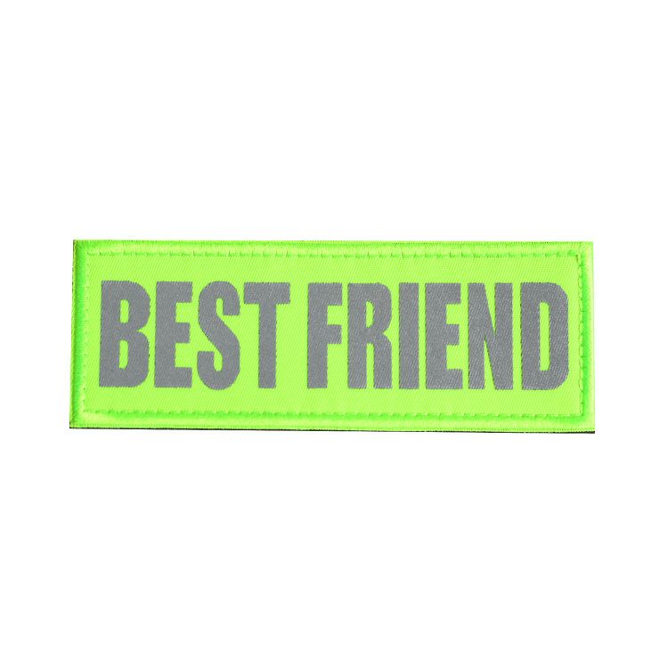 Reflective High Visibility BEST FRIEND Patch