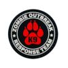 Zombie Outbreak Red Pvc Patch